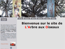 Tablet Screenshot of larbreauxoiseaux.com